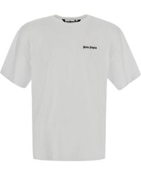Palm Angels - Embroidered Logo T-Shirt - Lyst
