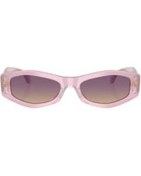 Versace - Geometric-Frame Sunglasses - Lyst