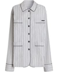 Dolce & Gabbana - Striped Pocket Shirt - Lyst