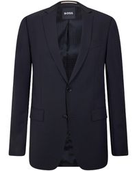 BOSS - Single-Breasted Blazer - Lyst