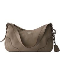 Prada - Aimèe Large Leather Shoulder Bag - Lyst