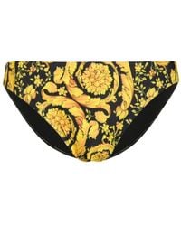 Versace - Barocco Printed Swim Briefs - Lyst