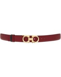 Ferragamo - Gancini Reversible Leather Belt - Lyst