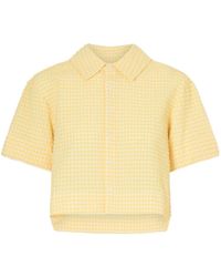 Jonathan Simkhai - Reeves Checked Seersucker Shirt - Lyst