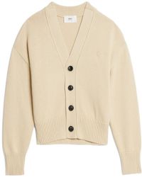 Ami Paris - Ami De Coeur Button-Up Cardigan - Lyst