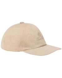 Loro Piana - Logo-Embroidered Wool Cap - Lyst