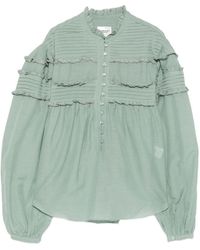 Isabel Marant - Doane Ruffled Blouse - Lyst