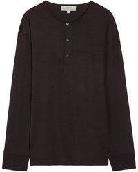 Studio Nicholson - Loose Pure Wool T-Shirt - Lyst