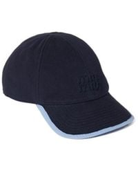 Miu Miu - Drill And Poplin Baseball Cap - Lyst