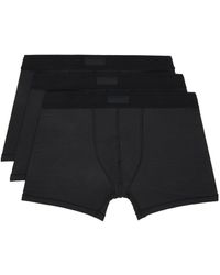 Skims - Logo Boxer Briefs Three-Pack - Lyst
