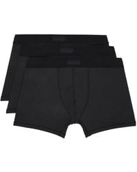 Skims - Logo Boxer Briefs Three-Pack - Lyst