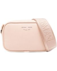 Emporio Armani - Logo Strap Cross Body Bag - Lyst