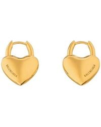 Balenciaga - Minnie Heart Earrings - Lyst