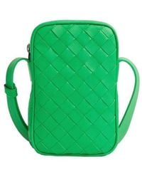 Bottega Veneta - Intrecciato Zipped Phone Pouch - Lyst
