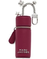 Marc Jacobs - The Lipstick Logo Lettering Zipped Bag Charm - Lyst