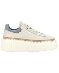 Hogan - H-Stripes Platform Low-Top Sneakers - Lyst