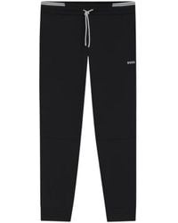 BOSS - Boss Drawstring Tapered Joggers - Lyst