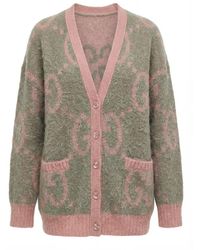 Gucci - Reversible Gg Cardigan - Lyst