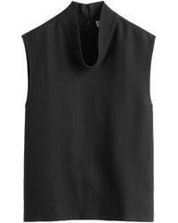 TOTEME - High-Neck Blouse - Lyst