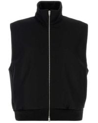 Jil Sander - Zip-Up Wool Gilet - Lyst