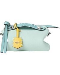 Fendi - Mini By The Way Selleria Grained-Leather Tote Bag - Lyst