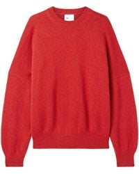 KHAITE - Long-Sleeved Knitted Shirt - Lyst