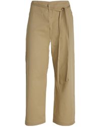 Quira - Belted Cropped Trousers - Lyst