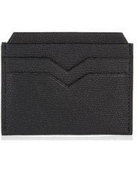 Valextra - V-Shaped Lacquered Edge Cardholder - Lyst