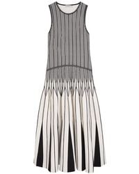 Jonathan Simkhai - Oaklen Patterned Knit Midi Dress - Lyst
