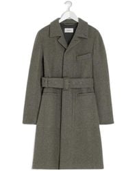 Lemaire - Belted Tailored Coat - Lyst