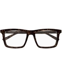 Saint Laurent - Eyewear Rectangle Frame Glasses - Lyst