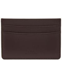 A.P.C. - André Logo Embossed Cardholder - Lyst