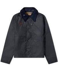 Barbour - Spey Slim Waxed Jacket - Lyst