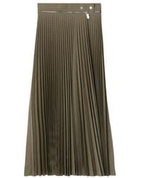 Burberry - Pleated Zip-Detailed Skirt - Lyst