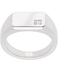 NUMBERING - Signet Ring - Lyst
