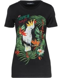 Dolce & Gabbana - Solid Crew Neck Short Sleeve T-Shirt - Lyst