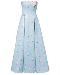 Leo - Nora Floral Bustier Gown - Lyst