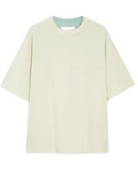 Jil Sander - Double Layer Crewneck T-Shirt - Lyst
