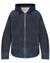 DIESEL - D-Wynny Jogg Denim Jacket - Lyst