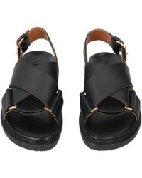 Marni - Minimalist Solid Color Sandals - Lyst