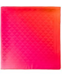 Prada - Gradient Printed Finished Edge Scarf - Lyst