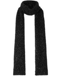 Dries Van Noten - Metallized Knit Scarf - Lyst
