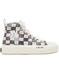 Amiri - Plaid High-Top Casual Sneakers - Lyst