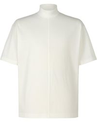 Homme Plissé Issey Miyake - High-Neck T-Shirt - Lyst