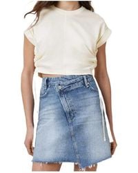 AllSaints - Mira Tie Detail Top - Lyst