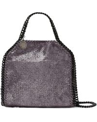 Stella McCartney - Falabella Metallic Effect Mini Tote Bag - Lyst