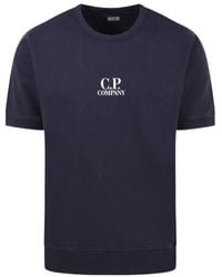 C.P. Company - Logo-Detail Cotton T-Shirt - Lyst