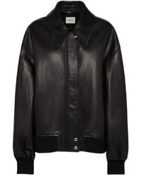 KHAITE - Shelman Leather Jacket - Lyst