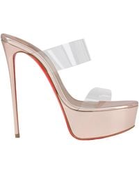 Christian Louboutin - Round-Toe High-Heeled Sandals - Lyst
