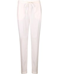 Fabiana Filippi - Pleated Tapered Drawstring Trousers - Lyst